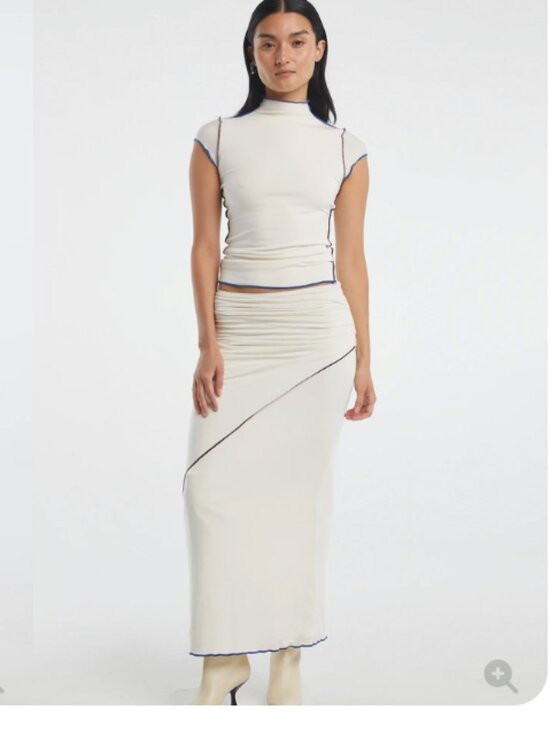 The Line by K Dresses & Skirts - The Line By K Mock Neck and contrast stitching skirt